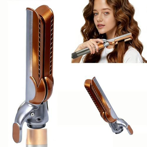 Tête de lissage pour cheveux avec HS01/HS05/HS08, technologie Airflow sans plaques chauffantes, réduit les dommages causés par la chaleur | Technologie Airflow Réduit les Dommages Causés par la Chaleur Pour un Lissage Doux