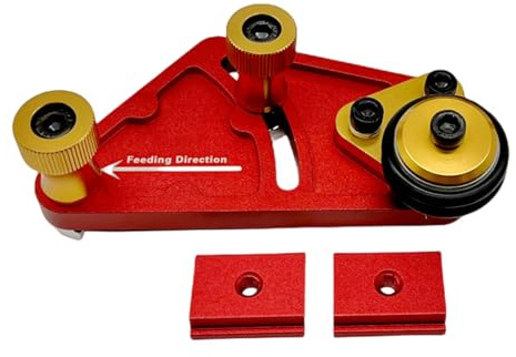 Rodillo De Alimentación Para Carpintería Doble Rueda Con Compatibilidades Con Ranuras Estándar Y Construcción Aluminio Antidesgaste Sistemas Doble Rodillo Antivibraciones