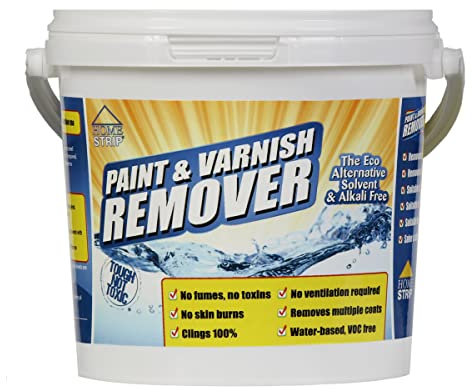 Home Strip Paint & Varnish Remover - Water Based, Toxic & Solvent Free Paint Stripper for Ceramic, Concrete, Wood, Plaster, Masonry (2L)