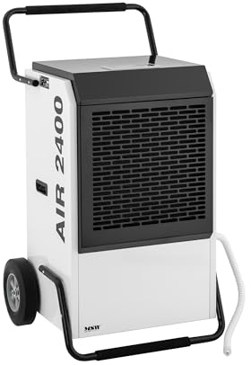 MSW Secador Para Construcción Maquina Deshumidificadora MSW-DEH2000B (Potencia: 158 L/24 h, Para habitaciones con un tamaño de hasta 260 m²)