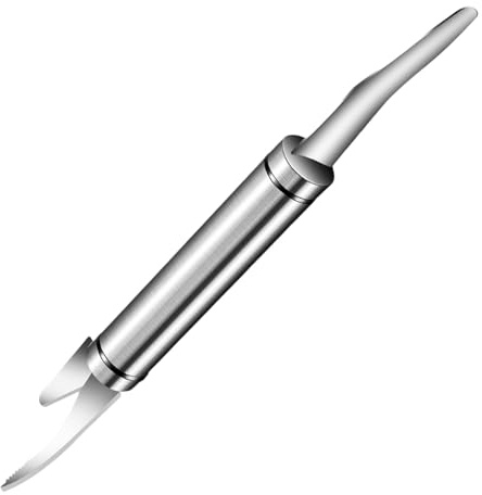 Herramienta para pelar y desvenar camarones,Herramienta para desvenar camarones,Pelador de camarones de acero inoxidable 5 en 1 de alimenticio - Herramientas eficientes para mariscos