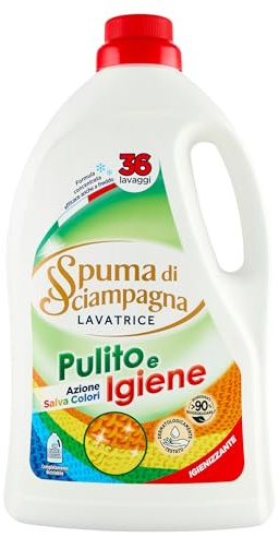 Detergente para champán, 1,620 litros, 36 lavados limpio e higiénico