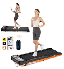 TODO Cinta de Correr Eléctrica con Inclinación, Walking Pad 1-6km/h con Control Remoto y App, para Hogar y Oficina, 2.5HP, Capacidad 120 kg