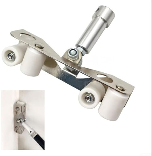 Präzisions-Eckrollen-Werkzeug für Trockenbau-Ecken, Doppelrollen-Design mit verstellbaren Winkeln, Aluminiumlegierung, für nahtlose Putz- und Spachtellinien