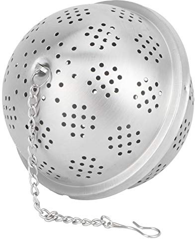 OEBUAFI Infuseur Passoire à thé, Boule Filtrante d'assaisonnement en Acier Inoxydable 304 avec Conception de Verrouillage Rotatif, Idéal pour le thé, les Marmites et l'infusion d'épices (M)