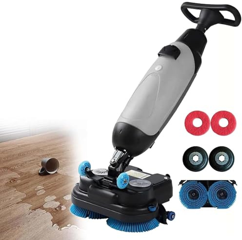 Lavapavimenti commerciali – Larghezza di pulizia 45,7 cm con doppie spazzole rotanti e testa rotante a 360° – Alta efficienza, capacità di pulizia di 13000 mq/h
