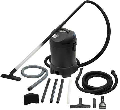 Half Off Ponds CleanSweep 1400 - Aspiradora de Estanque con una Manguera de succión de admisión de 13 pies, 4 Tubos de extensión, 3 boquillas de vacío, una Manguera de Salida de 6.5 pies y una Bolsa