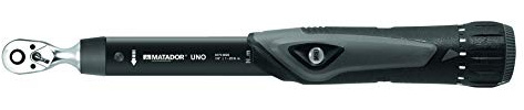 Matador Clé dynamométrique UNO 5-25 Nm | Clé dynamométrique 1/4 avec cliquet | Torque wrench | Outil Matador n° 61750025