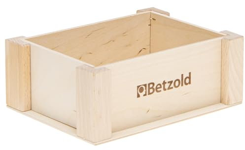 Betzold - Aufbewahrungskiste Holz für Klebestifte - Holzbox Aufbewahrungsbox