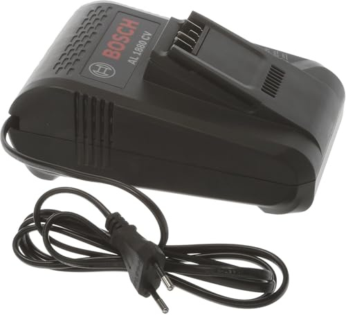 Bosch Schnellladegerät für Akku-Staubsauger BHZUC18N, für austauschbare 18V Power for All Akkus, passend Unlimited Staubsauger, in 60 Min vollständig aufgeladen, schwarz