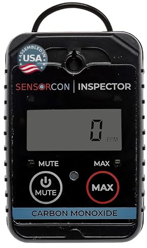 Sensorcon Inspector 2 Portable CO Monitor – CE Certified Professional Gas Monitor for HVAC, Building Inspection & Commercial Safety | Industrial & Scientific | IP67