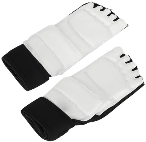 Dilwe Protector de pie de Taekwondo, Protección de Tobillo, Alta absorción de Impactos, para Entrenamiento de Kickboxing, Gimnasio, Combate, Arte marcial