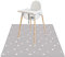 Lookka Highchair Splash Mat, 51 * 51 Inch Large Waterproof Non-Slip Baby Splat Mat Weaning Pet Spill Mat, Washable Mess Mat for Art Craft Painting and Table Cloth