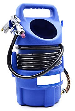 sabbiatrice compressore portatile con ugello in ceramica e serbatoio 10 litri