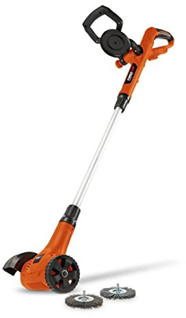 Powerplus Dual Power Akku-Teleskop-Unkrautstecher POWDPG8060-20 V Unkrautstecher, ohne Batterie und Ladegerät, mit Nylon- und Stahlbürste, Gartengeräte zur Unkrautvernichtung