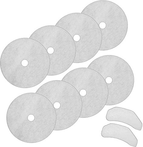SPARES2GO Tumble Dryer Cloth Exhaust + Air Intake Filters compatible with Cookology CMVD25BK CMVD25SL CMVD25WH (10Pc Filter Kit)