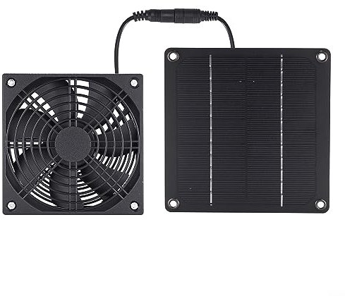 Solar-Abluftventilator, Ventilator, Abluftventilator für Geflügelhaus, Gewächshaus, 3 W