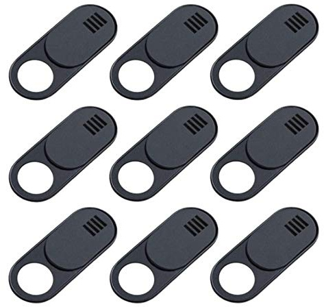 Jikoiuty 9 tapas deslizantes para cámara web, ultradúnico, con orificio redondo, para ordenador Pro PC