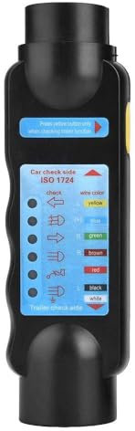 Tiardey 7-Pin Trailer Tester - 12V Towbar Wiring Tester for Tow Bar Electrics & Car Towing Trailer Connector Socket Connection Diagnostic Tool