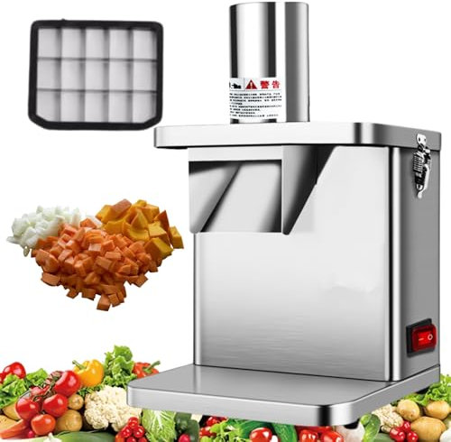 LFfwynog Kitchen Chopper, 250W Graters Professional Salad Maker, Electric Shredder Graters for Kitchen, Gratersr Chopper Salad Shooter, Electric Salad Machine for Vegetables Carrot,15 * 20mm