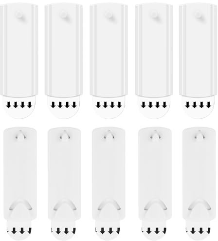 DGMI Großer Klebenagel für Bilderrahmen, 12 Stück Bilderhaken Selbstklebend, Bilder Aufhängen Ohne Bohren, Abnehmbar Bilderhaken Selbstklebend zum Aufhängen von Bildern, Rahmen, Spiegel (Weiß)