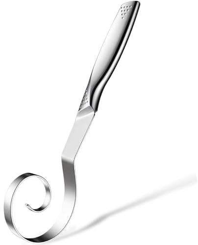 Seamless Danish Dough Whisk Stainless Steel Bread Sourdough Whisks for Cooking, Whisking, Pizza, Pastry, Cake Batter, Biscuits,Dishwasher Safe Dutch Whisk 10