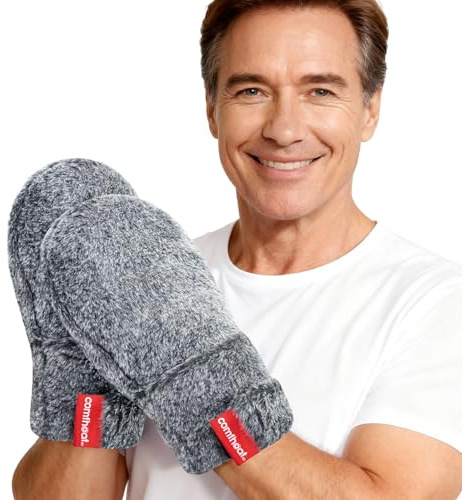 Comfheat XL Mikrowellen Handwärmer mit Lavendelduft | Verstellbarer Riemen, Walnusskernfüllung für Heiß-Kalt-Therapie gegen Raynaud-Syndrom und Gelenkschmerzen