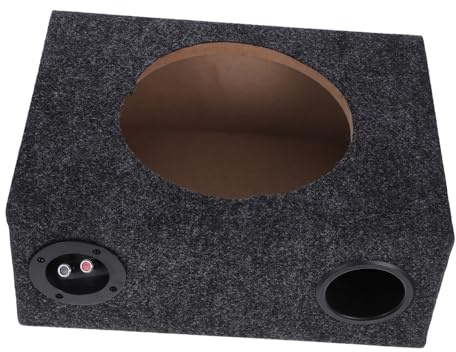GLEAVI Caisson De Basse Voiture Boîtier Enceinte Subwoofer Plat Ultra Fin Caisse Audio Bois Et Abs pour Profond Et Installation Facile
