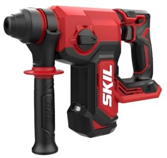 SKIL 3851CA RH1E3851CA - Martillo perforador inalámbrico (taladro, tornillo, perforación de impacto, cincelar, hasta 24 mm, sistema de reducción de vibraciones, motor sin escobillas, funciona con