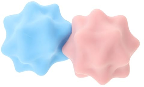 LOORGVEL 2 Piezas Bolas de Masaje para Fascia Plantar 2 Piezas, Pelota de Silicona Púas Antideslizante, Herramienta de Liberación para Pies, Uso Portátil en Yoga y Fitness