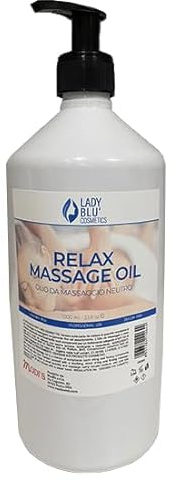 Lady Blu Relax Massage Oil Olio da Massaggio Neutro 1000ml