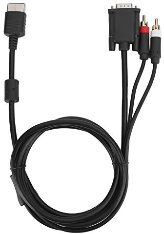 lvifloae Cable Vga de alta definición con adaptador Cable de conversión de audio Cable componente con convertidor de audio para Dreamcast Dc