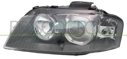 Prasco - AD3204914 - Audi - A3 - Mod. 09/03-06/08 - Scheinwerfer Links-Xenon/D2S+H7+Hid-Mit Lwr-Mit Motor
