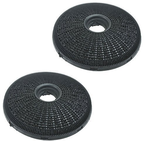 2X 190mm Round Charcoal Cooker Hood Carbon Filters Compatible with Hygena Cooker Hoods
