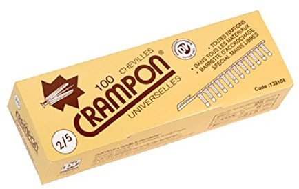 Vinmer 133137 Pack de 100 Chevilles crampon 2/5