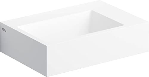 CLOU Flush Handwaschbecken mit Hahnloch 42,5x29x10,5 cm Weiß