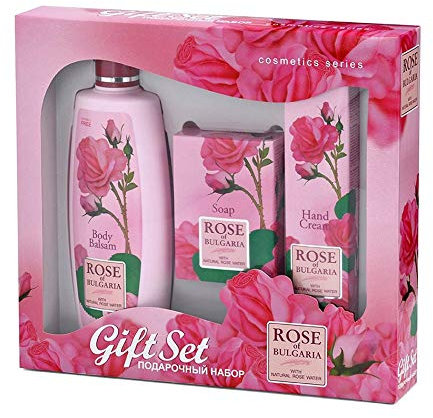 BioFresh Geschenk – Pakete Rose of Bulgaria: Körperlotion 330 ml, Handcreme 75ml und rosa Seife 100gr.
