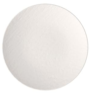 Villeroy & Boch Manufacture Platos Llanos, Porcelana Premium, Blanc, 25 cm