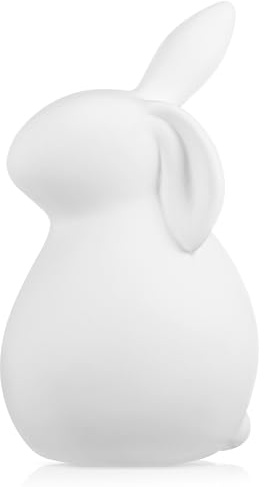 PRETYZOOM Keramik Kaninchen Figur Weiß Osterhase Modern Deko Ornament Für Zuhause Wohnzimmer Tisch Dekoration Geschenkidee Für Tierliebhaber