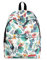 FORRICA Zainetto Donna Moda Zaino Scuola Ragazze Adolescente Zaini Universita Zaino Porta PC Casual Daypack Donna Borsa da Viaggio Foglie B