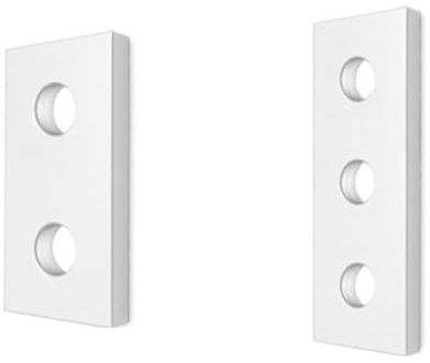 OG Secure | 2 & 3 Hole End Plate - Joining Brackets Aluminium Extrusion Profile | End Plate **Pack of 3** (3 Hole *Pack of 3*)