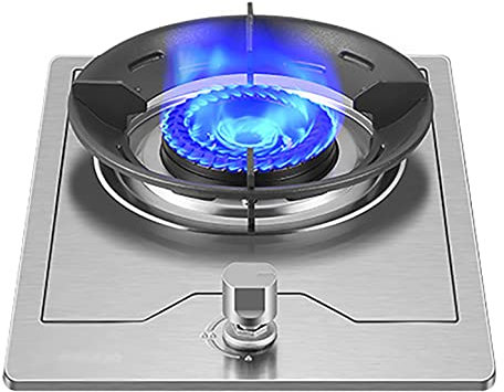 Table de cuisson à gaz 2021 Mise à niveau de la cuisinière à gaz de cuisine domestique, table de cuisson de bureau/intégrée, avec supports de casserole FFD et émail, support de casserole en fonte
