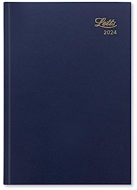 Letts Standard A5 Tageskalender 2024, Blau