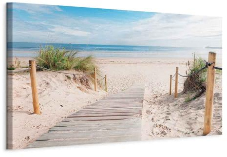 B&D XXL - Akustikbild Akustikplatten Landschaft, 150x50 cm, 1-teilig, Büro