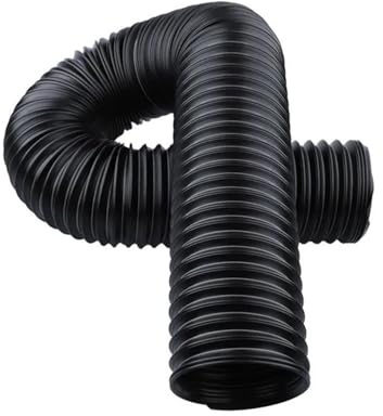 Entrada Aire Coche Universal 63mm 76mm 50mm Alambre Acero + Material PP Kit Tubo Entrada Aire Frío Para Coche Tubo Conducto Entrada Aire Flexible Admisión Aire Tubo(50mm)