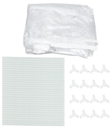 Mini-Gewächshaus für den Innen- und Außenbereich, Kleines Gewächshaus mit 4-stufigen Regalen, Tragbare Kunststoffgewächshäuser mit Robuster Transparenter PVC-Abdeckung für den