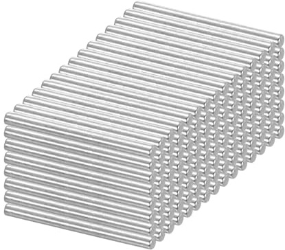 PATIKIL 100 Stück 304 Edelstahl Zylinderstift 2mm Durchmesser, 22mm Länge Dübelstifte Metall Regalstifte für Kleiderschrank Kommode Schrank Bücherregal Industrie Haushalt Möbel Regale