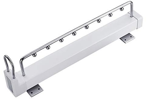 Ausziehbare Kleiderstange für den Schrank, ausziehbare Kleiderbügelstange, Organizer-Rack für Kleiderschrank-Länge 14 Zoll/18 Zoll (Größe: 45,6 cm/18 Zoll)