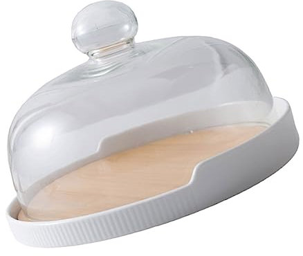 MOTHNUR 1set Piatto Per Torte Girevole Con Coperchio e Vassoio Per Feste e Occasioni Speciali