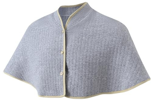 OhMill Cape en coton thermique pour femme - Pour personnes âgées